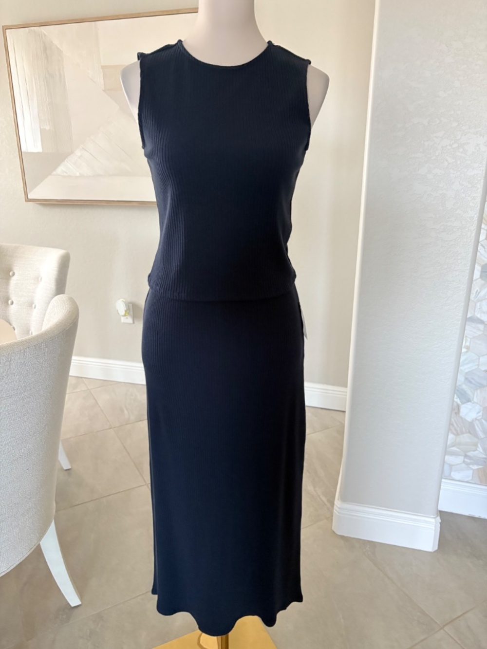NWT Truth Ribbed Skirt Set